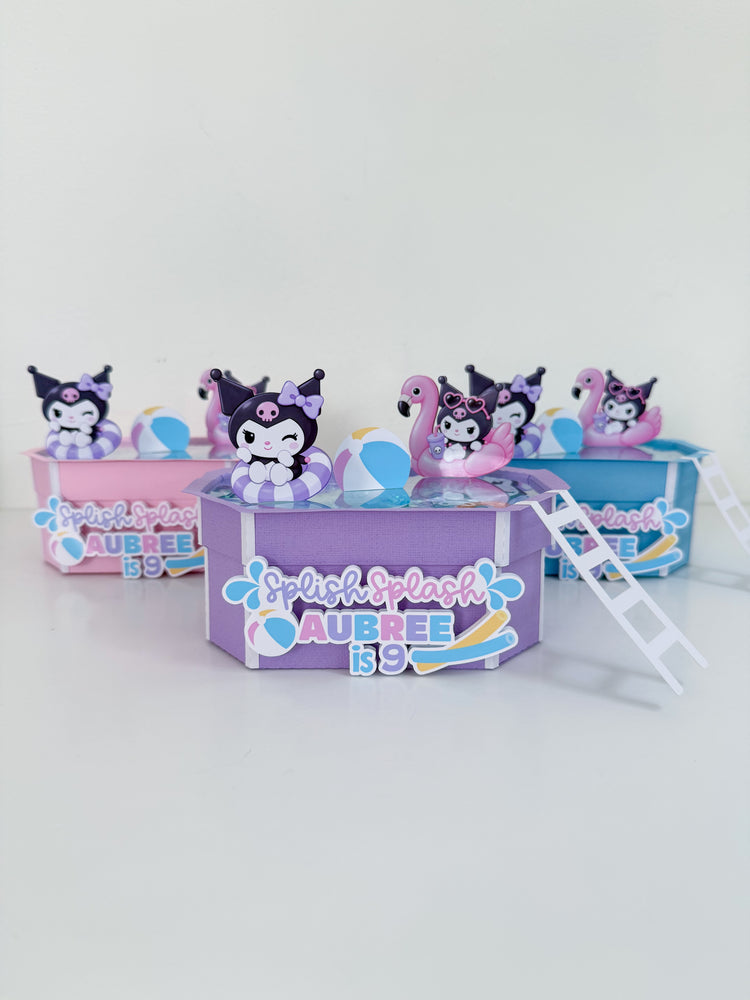 Custom Favor Box - Pool Party