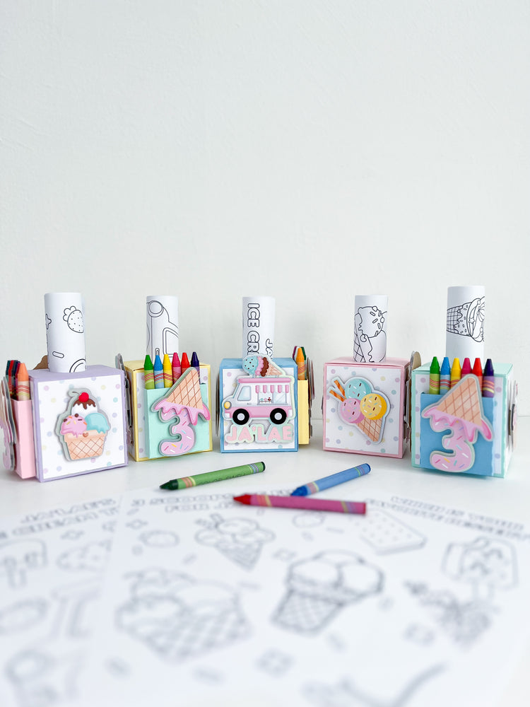 Custom Coloring Activity Box
