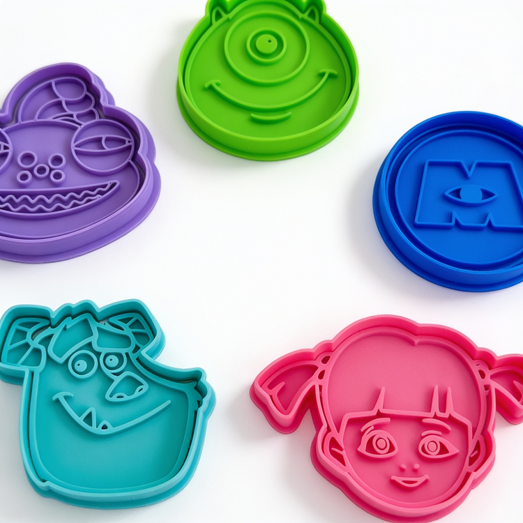 Monsters Playdoh Cutters