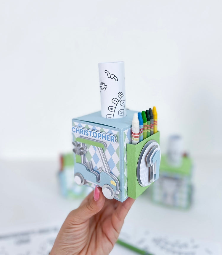 Custom Coloring Activity Box