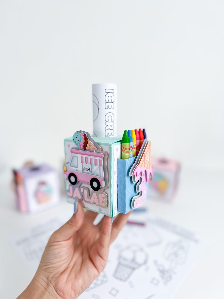 Custom Coloring Activity Box