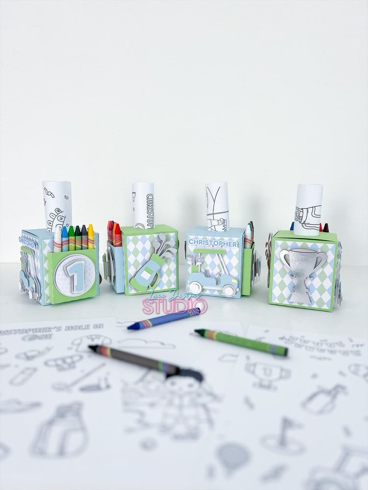 Custom Coloring Activity Box