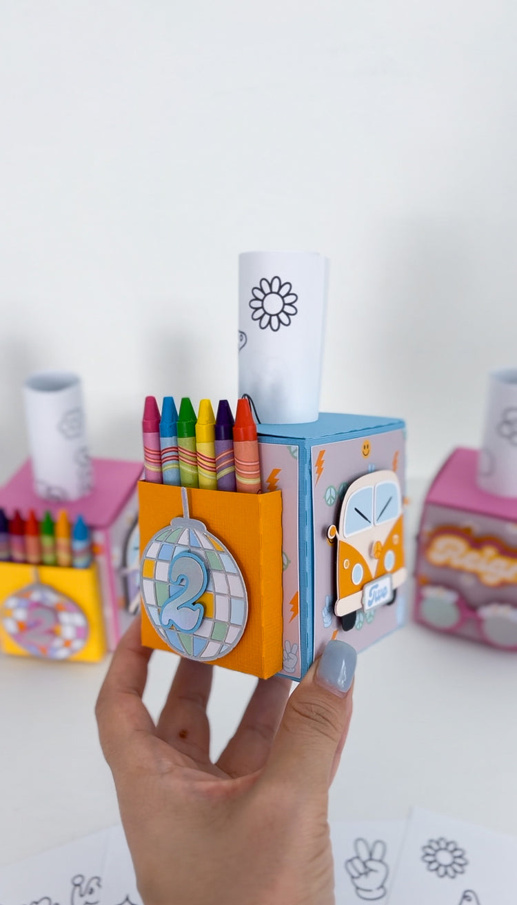 Custom Coloring Activity Box