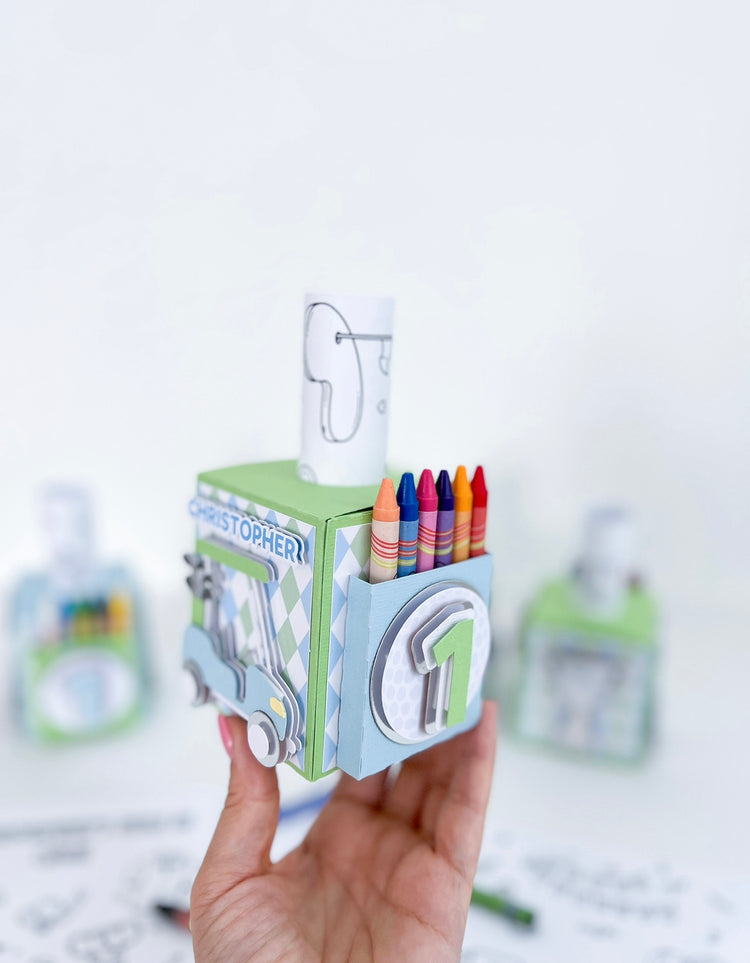 Custom Coloring Activity Box