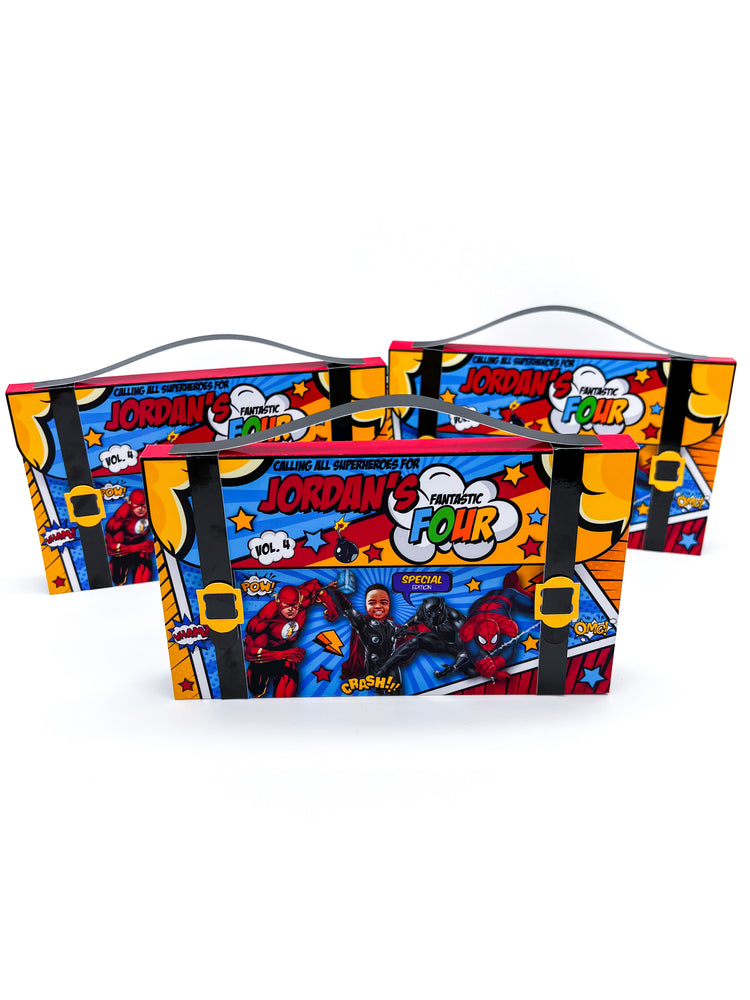 Custom Coloring + Snack Suitcase
