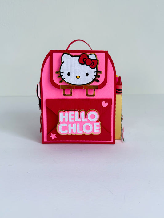 Custom Coloring Book Bag Favor Box II