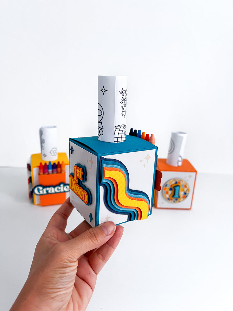 Custom Coloring Activity Box