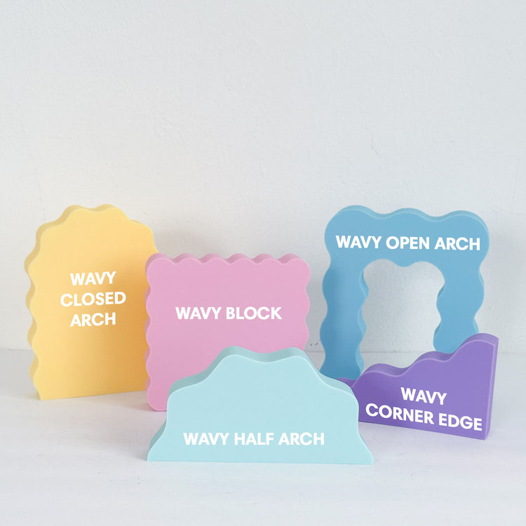 Wavy Pastel Collection - Photo Props