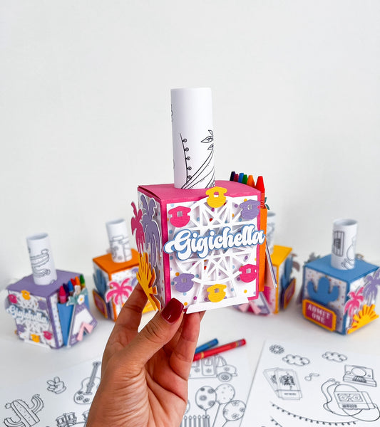 Custom Coloring Activity Box
