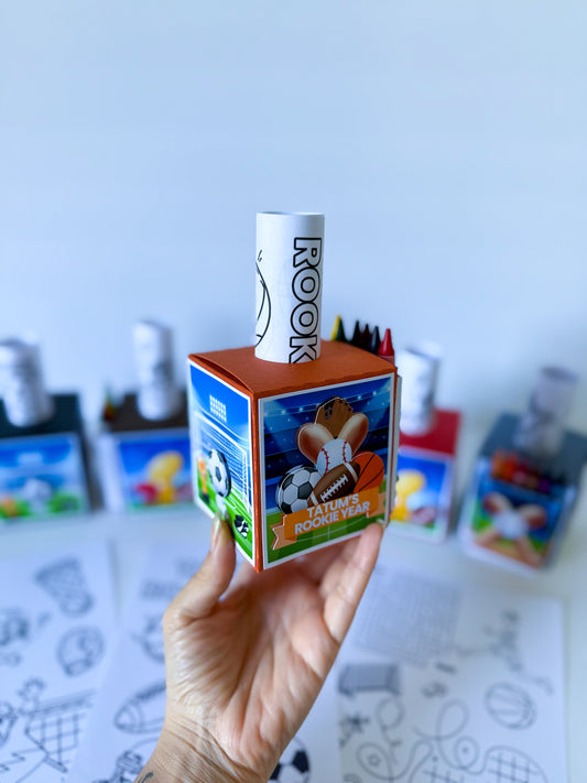 Custom Coloring Activity Box