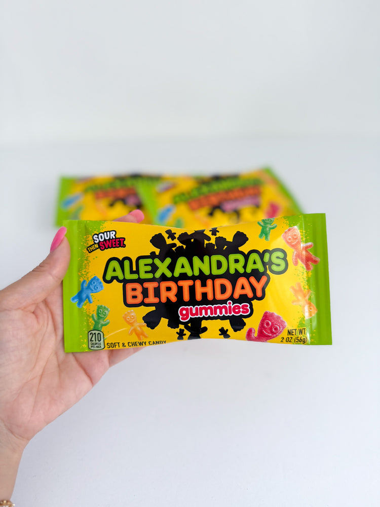 Custom Sour Chewy Kids Candy
