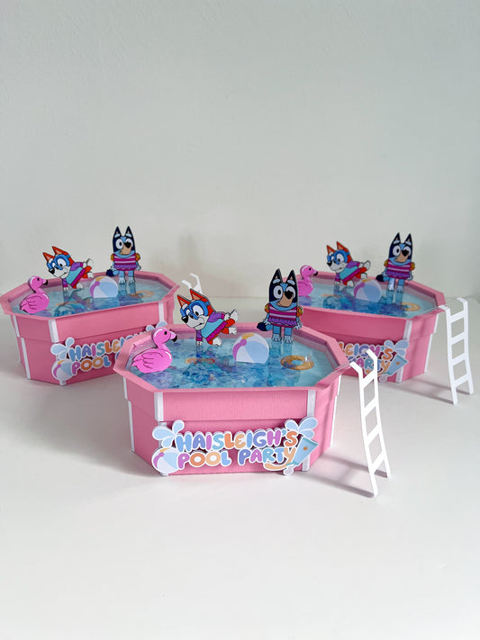 Custom Favor Box - Pool Party