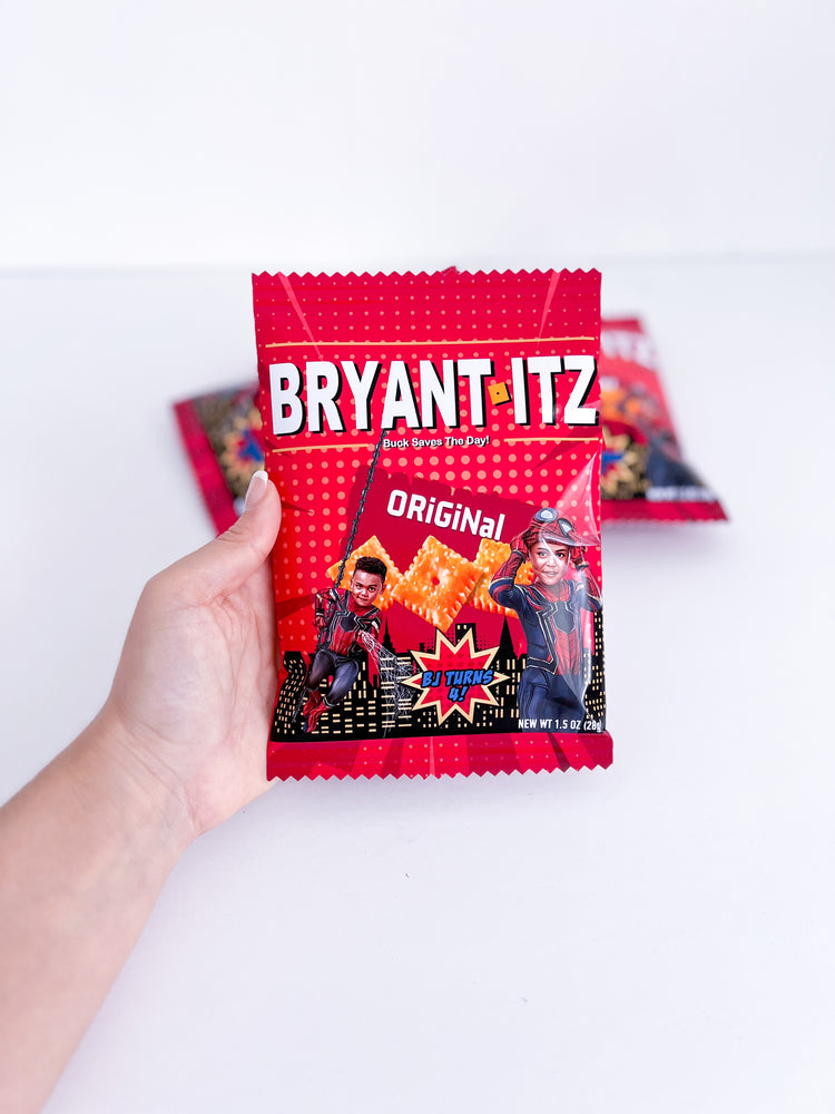 Custom Cheese Square Crackers
