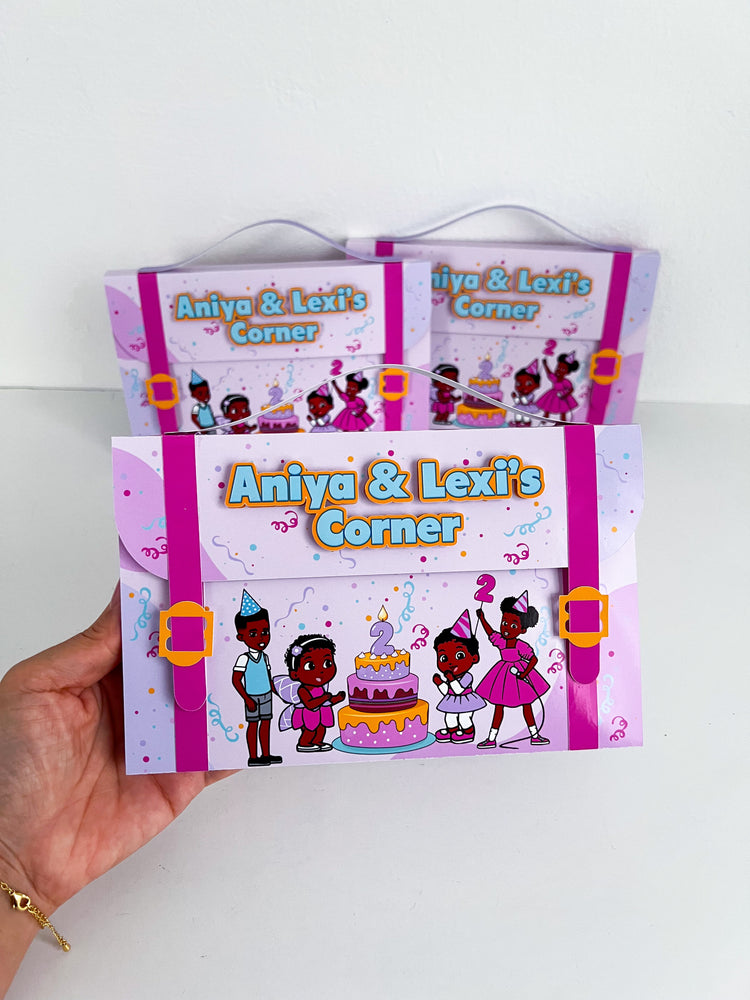 Custom Coloring + Snack Suitcase
