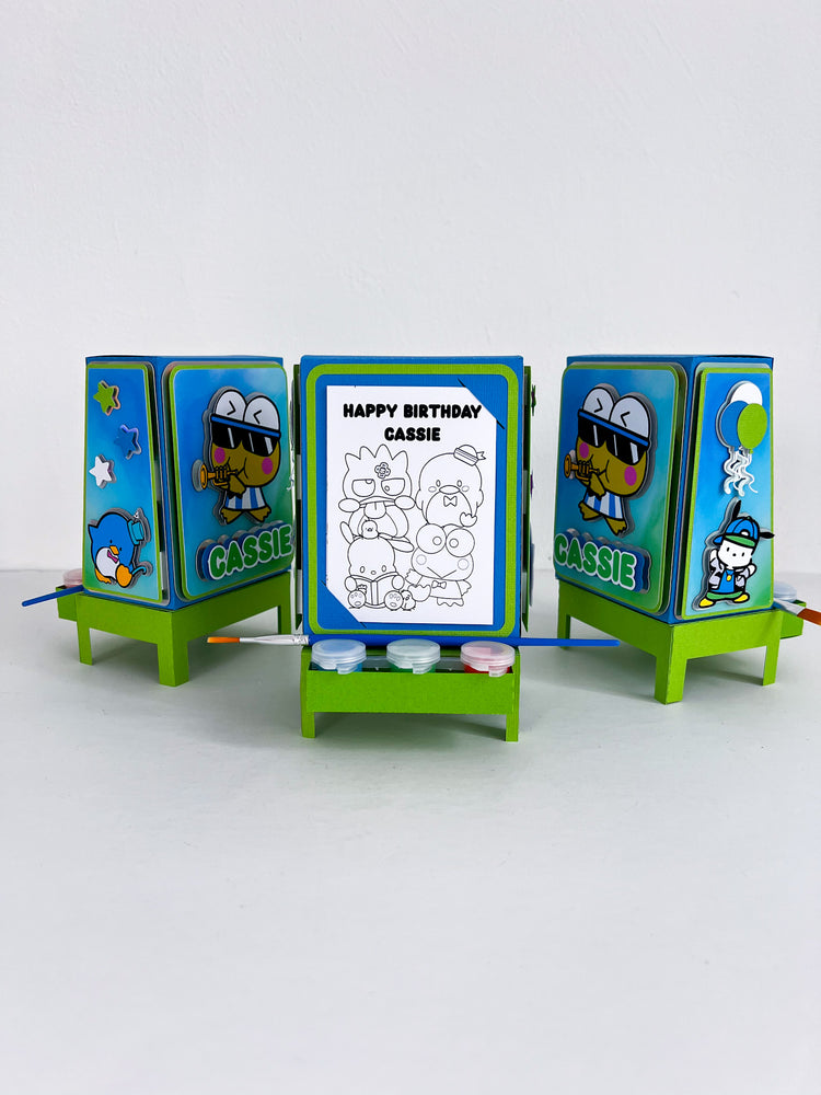 Custom Paint Easel Favor Boxes