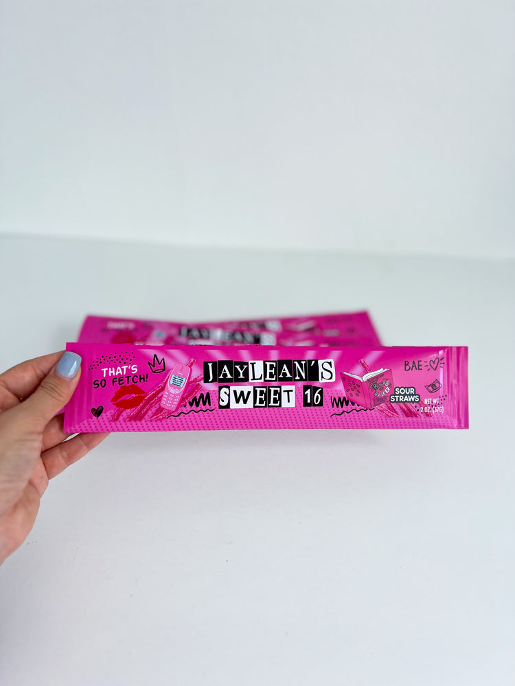 Custom Sour Straws
