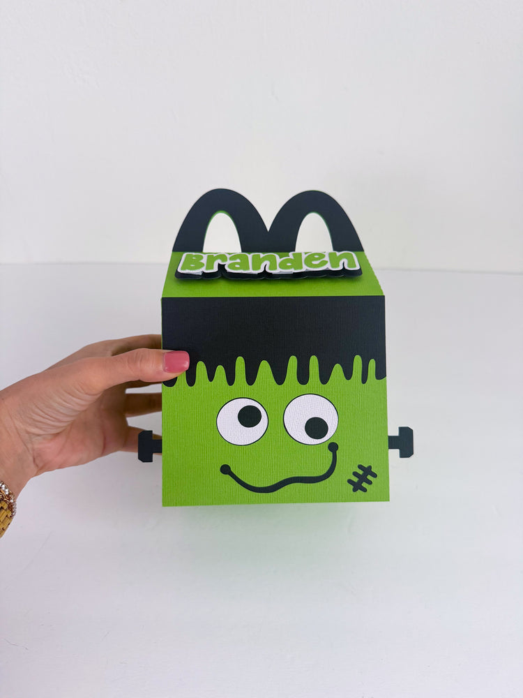 Custom Favor Box - Halloween Happy Kids Meal