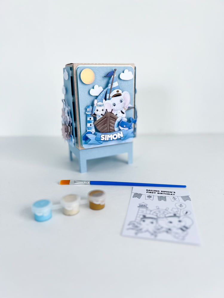 Custom Paint Easel Favor Boxes