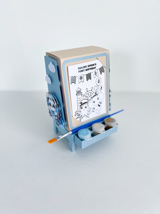 Custom Paint Easel Favor Boxes