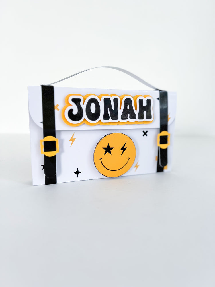 Custom Coloring + Snack Suitcase