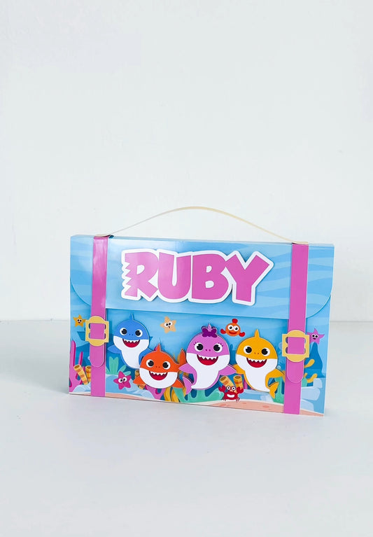 Custom Coloring + Snack Suitcase