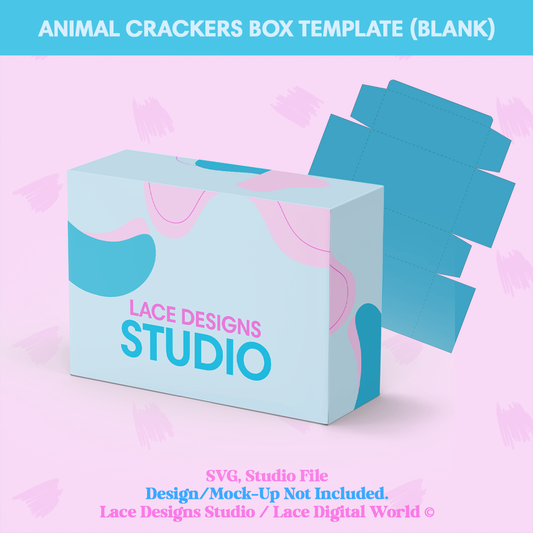 Template - Animal Crackers Box (Blank SVG)