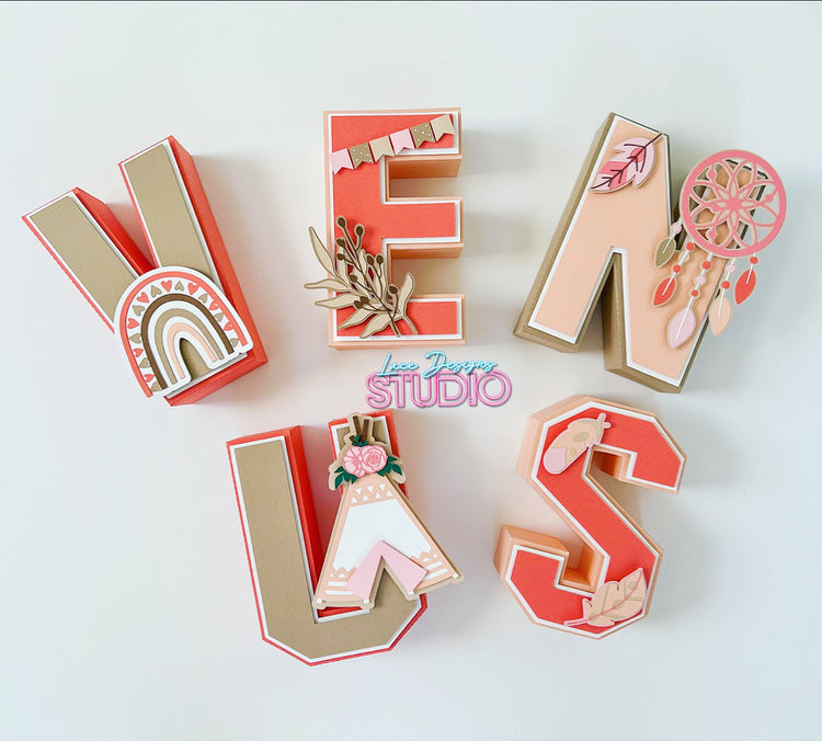 Custom 3D Letters