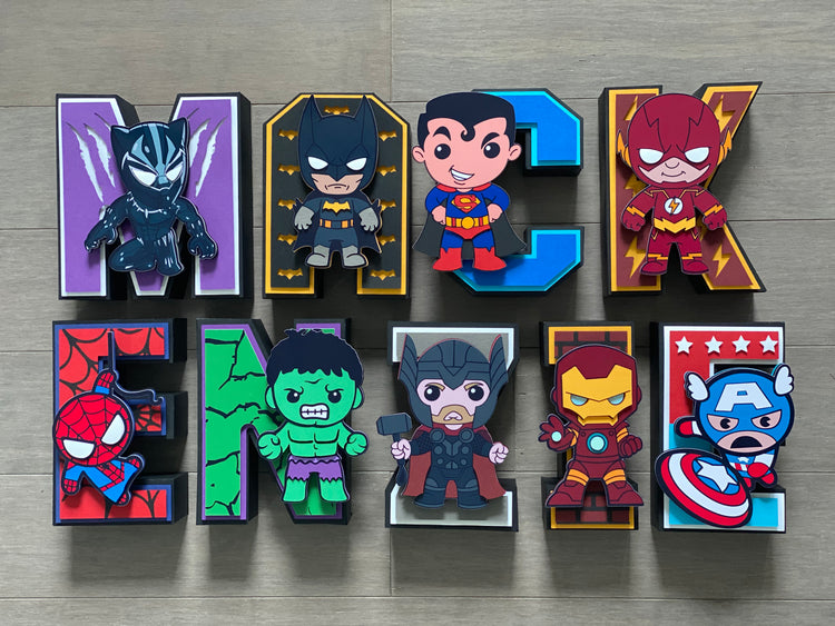 Custom 3D Letters