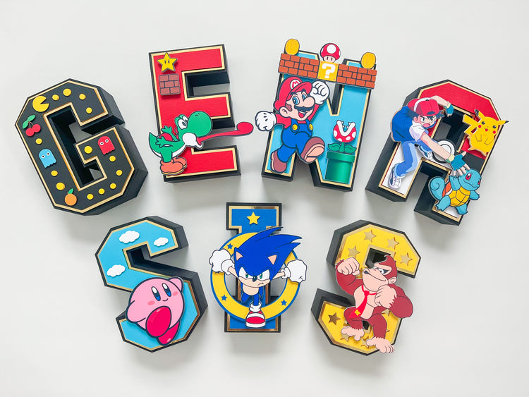Custom 3D Letters