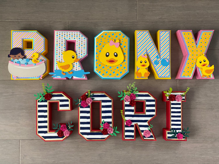 Custom 3D Letters