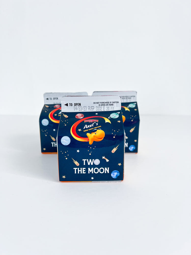 Custom Gold Fishy Crackers Boxes