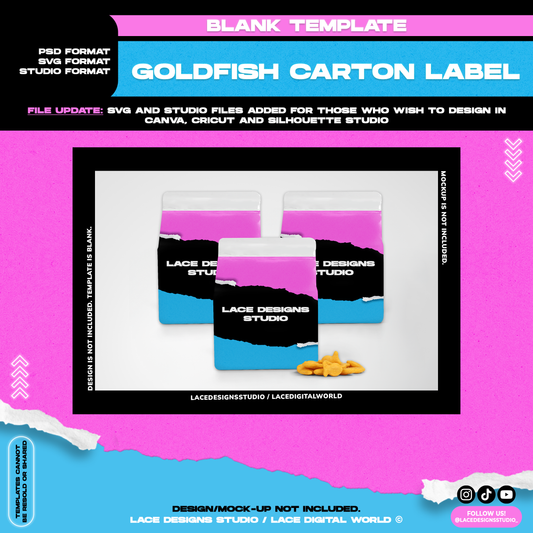 Template - Goldfish Carton Label, 2oz