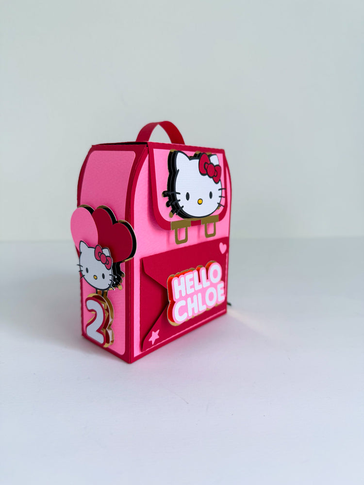 Custom Coloring Book Bag Favor Box II