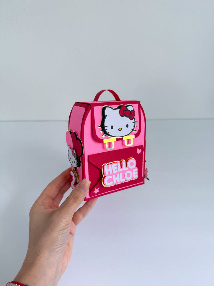 Custom Coloring Book Bag Favor Box II