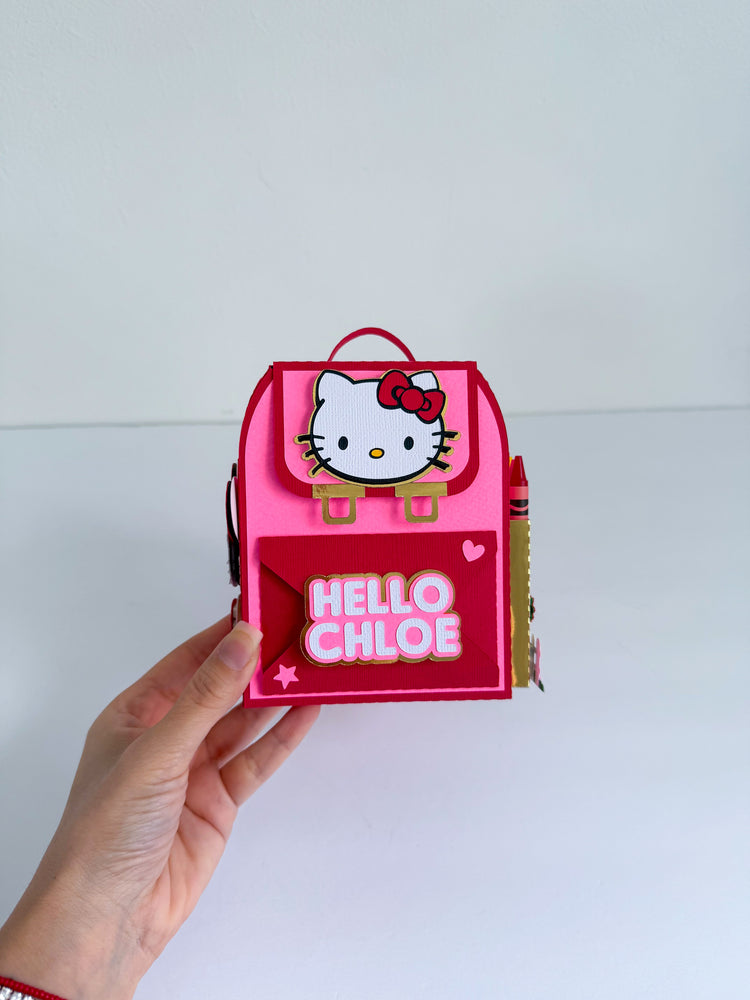 Custom Coloring Book Bag Favor Box II