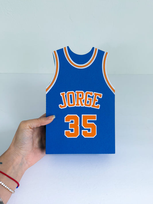 Custom Favor Box - Sports Jersey