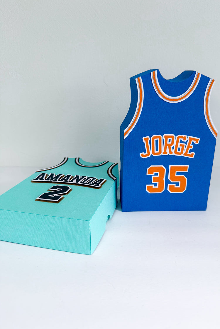 Custom Favor Box - Sports Jersey