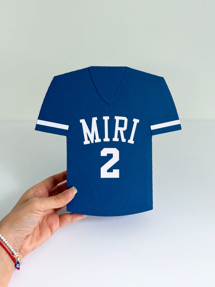 Custom Favor Box - Sports Shirt
