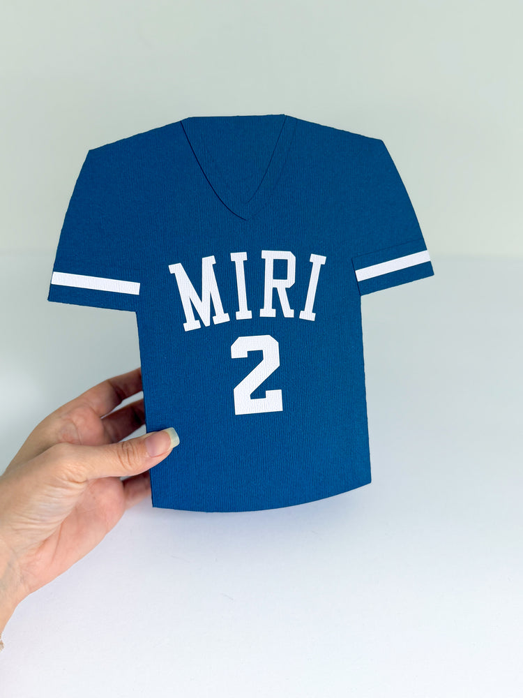 Custom Favor Box - Sports Shirt