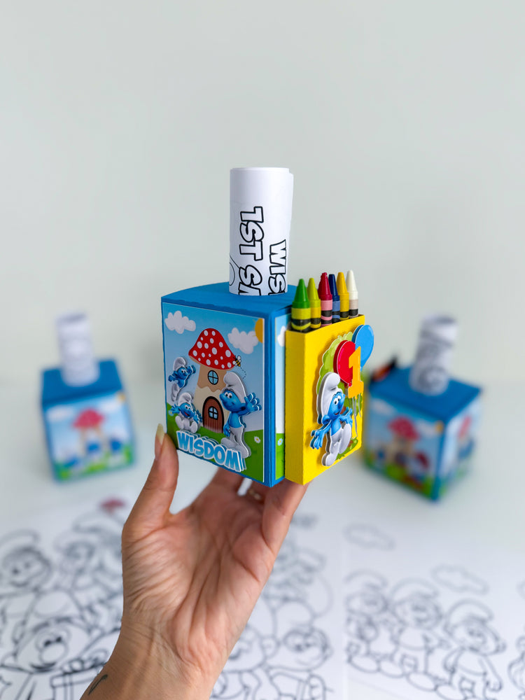 Custom Coloring Activity Box