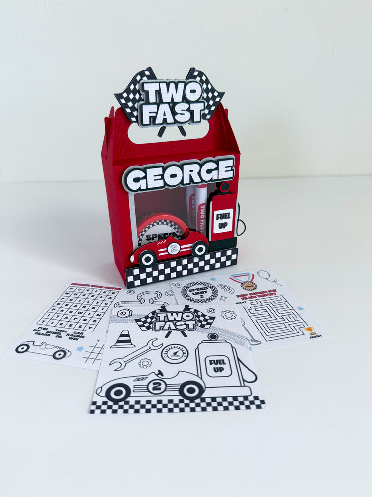 Custom Mini Playdoh + Coloring Box