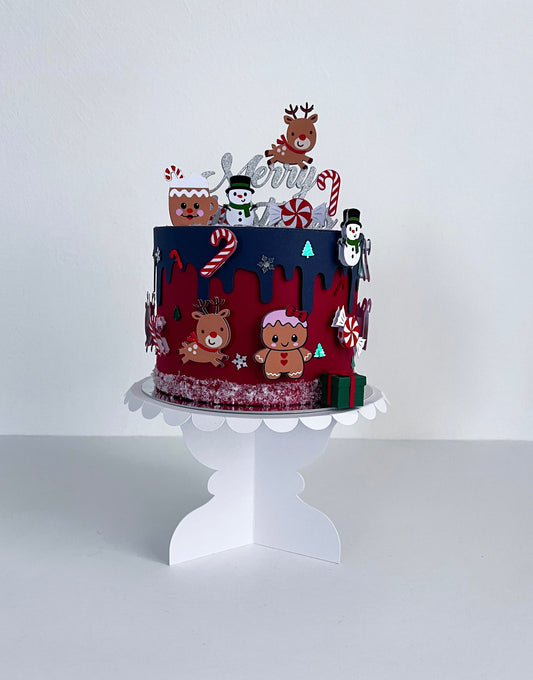 Template - 3D Cake Box
