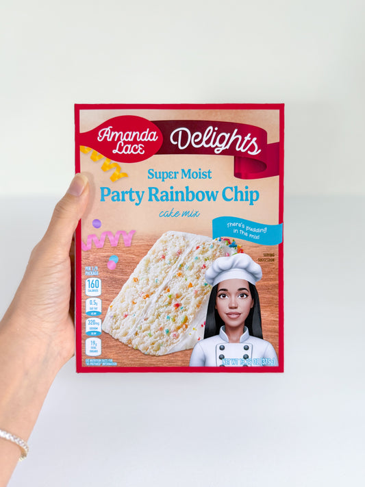 Custom Cake Mix Boxes