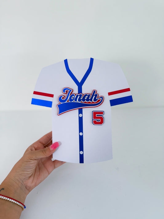 Custom Favor Box - Sports Shirt