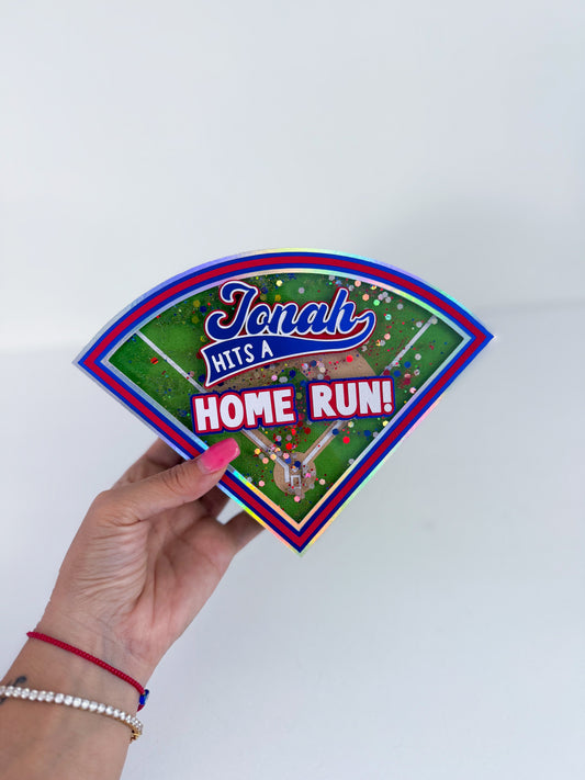 Custom Favor Box - Sports Home Plate