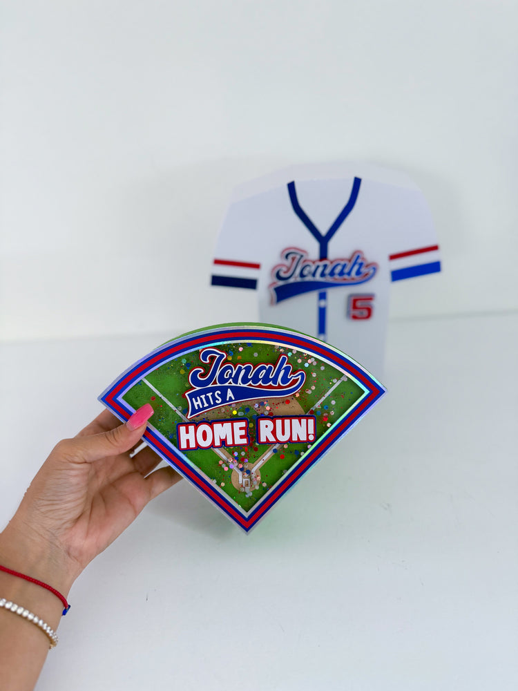 Custom Favor Box - Sports Home Plate