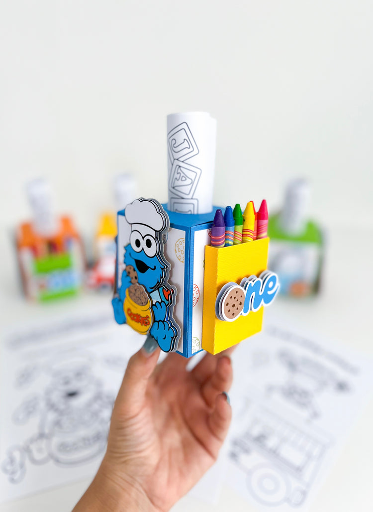 Custom Coloring Activity Box
