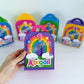 Custom Coloring Book Bag Favor Box