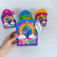 Custom Coloring Book Bag Favor Box