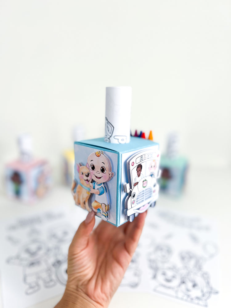 Custom Coloring Activity Box
